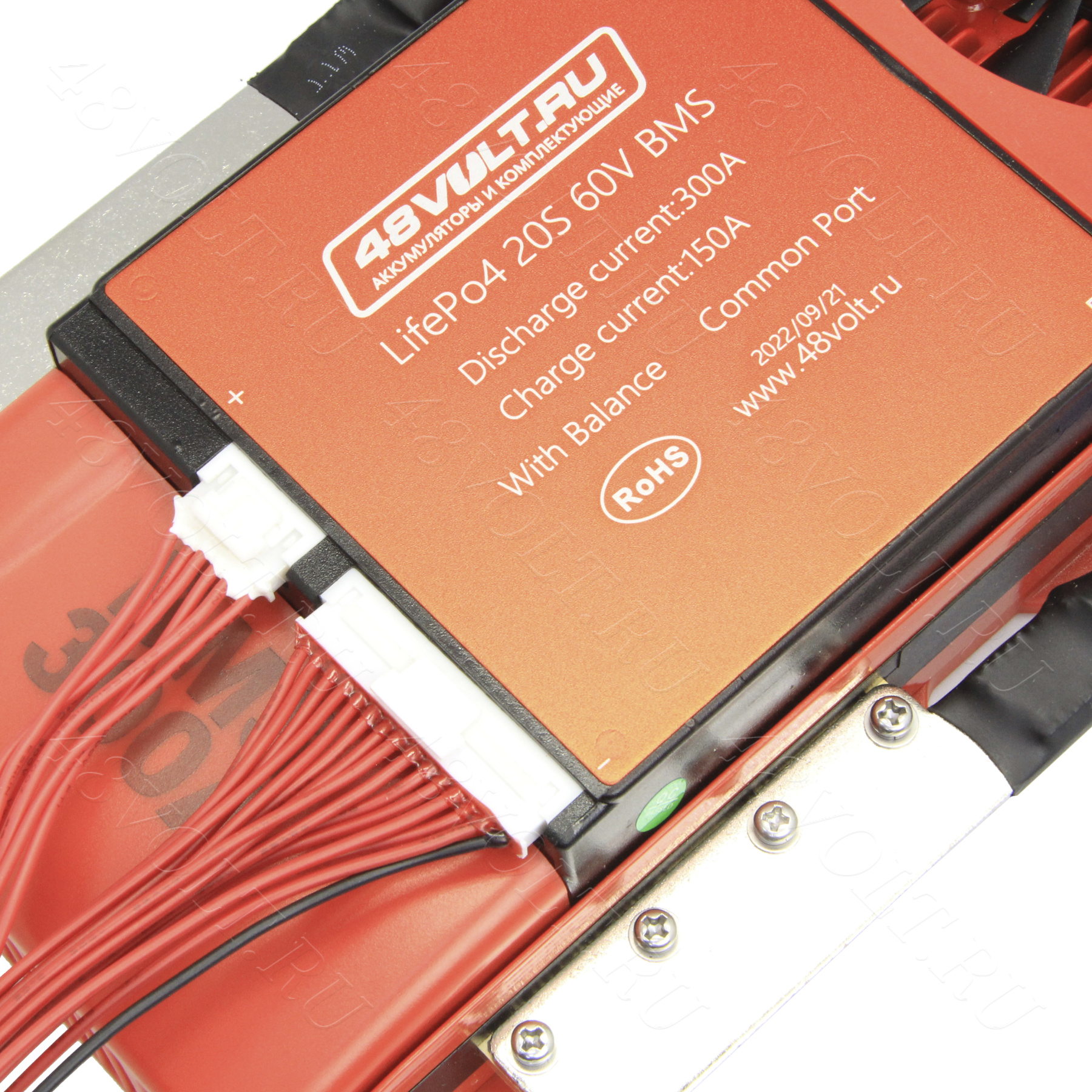 BMS LiFePO4 20S 60V 300A симметрия